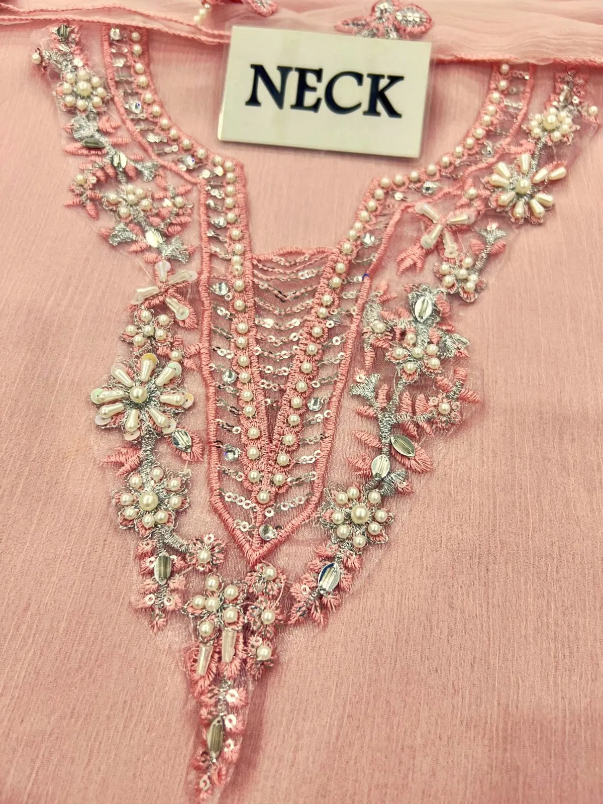 LUXURY CHIFFON HAND EMBELLISHED