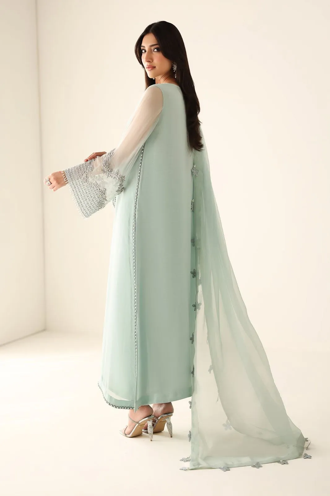BAROOQUE CHIFFON HAND EMBELLISHED 